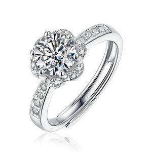 3ct. t.w. Diamond Flower Wedding Ring
